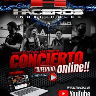 ¡Este sábado 26 de septiembre, concierto online de Haceros Inoxidables!