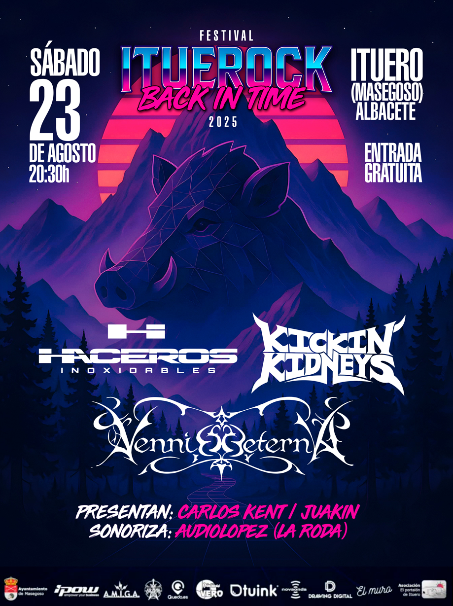 ¡Haceros Inoxidables en el Ituerorock 2025 Back in Time!