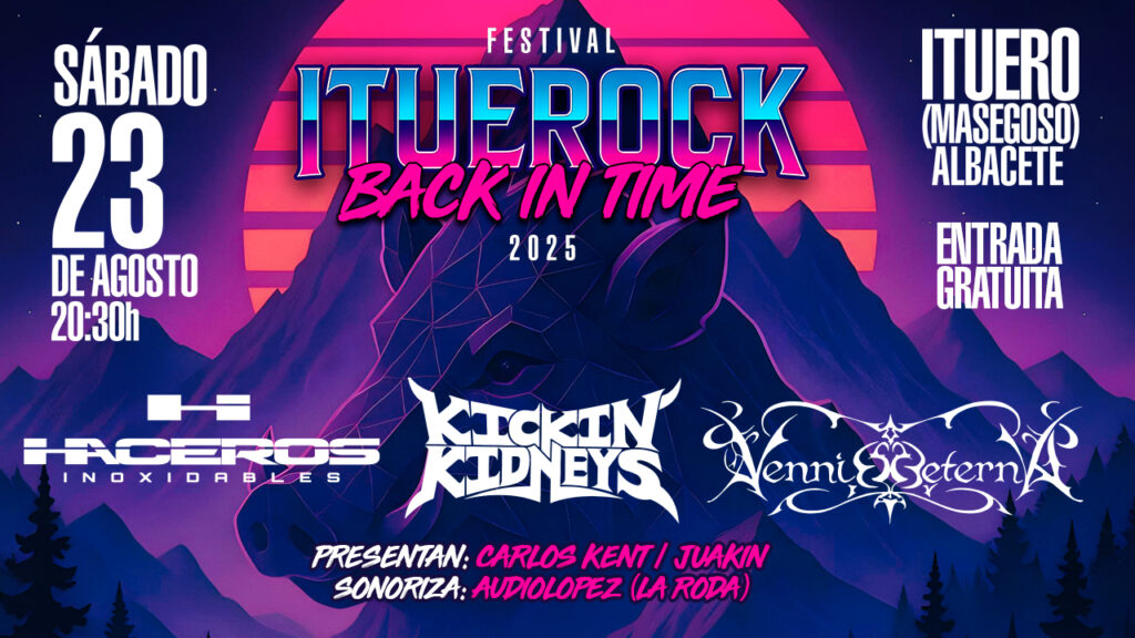 ¡Haceros Inoxidables en el Ituerorock 2025 Back in Time!